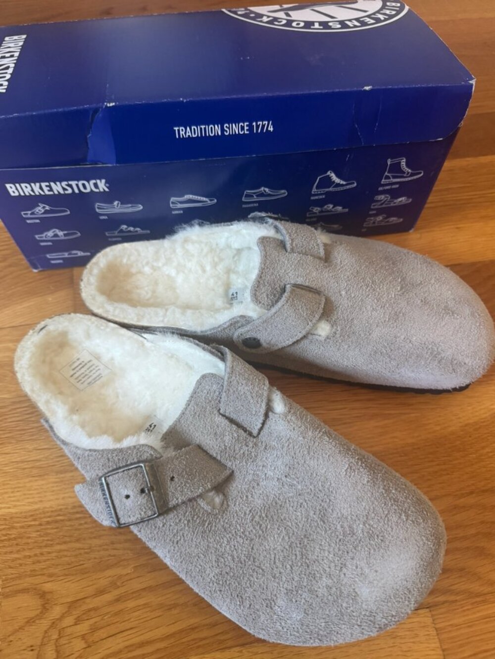 Birkenstocks Boston Shearling NWT